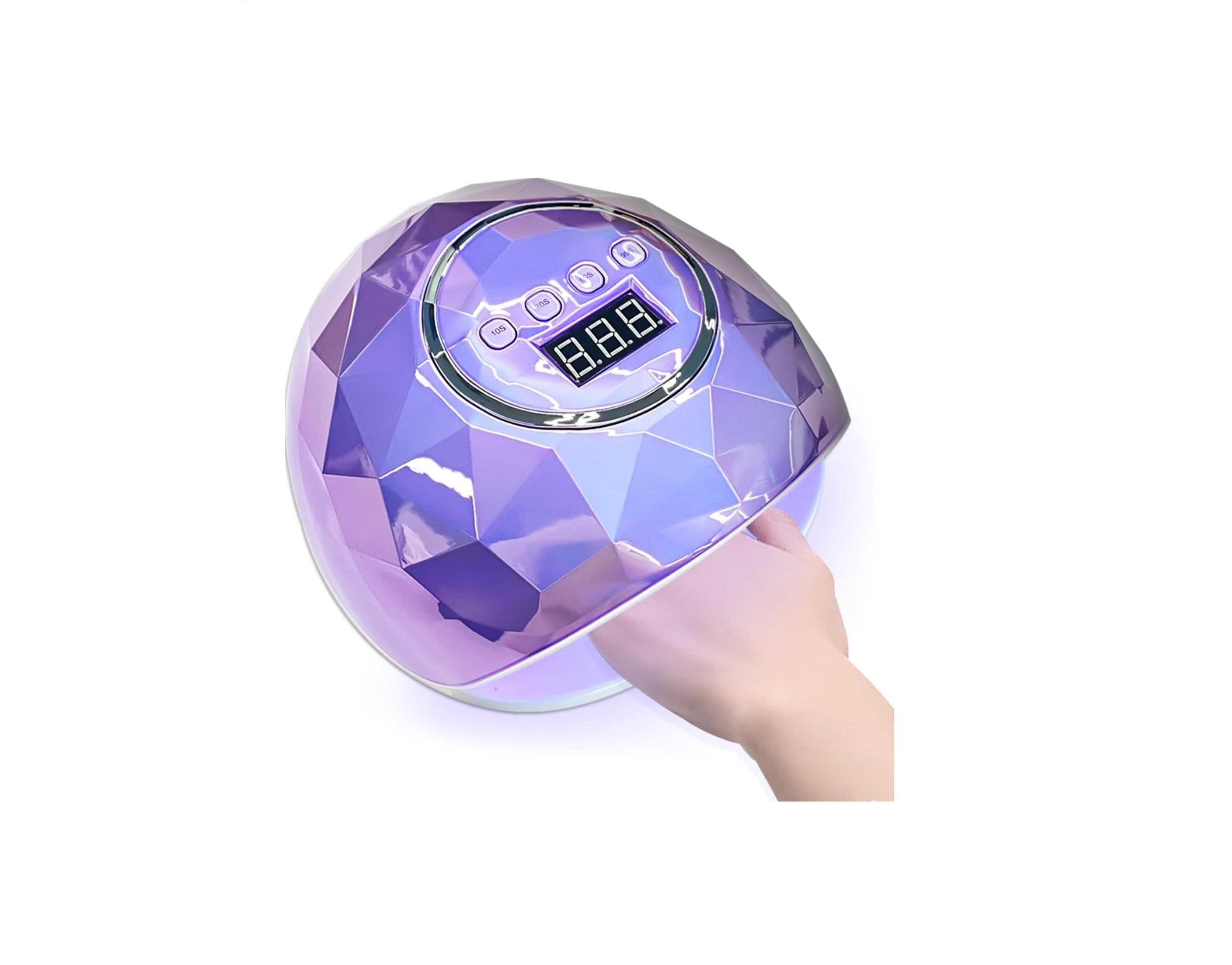 ANMECS lampa LED/UV do paznokci ekran LCD 86W