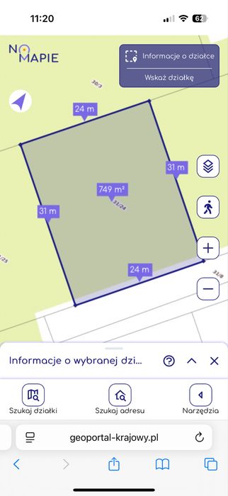 Działka Budowlana 750m2 Kąty Węgierskie Blisko Warszawy