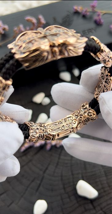 Эксклюзивный Золотой Православный Браслет.золотий браслет