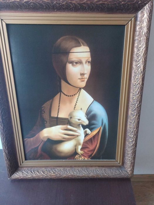 Obraz dama z gronostajem.