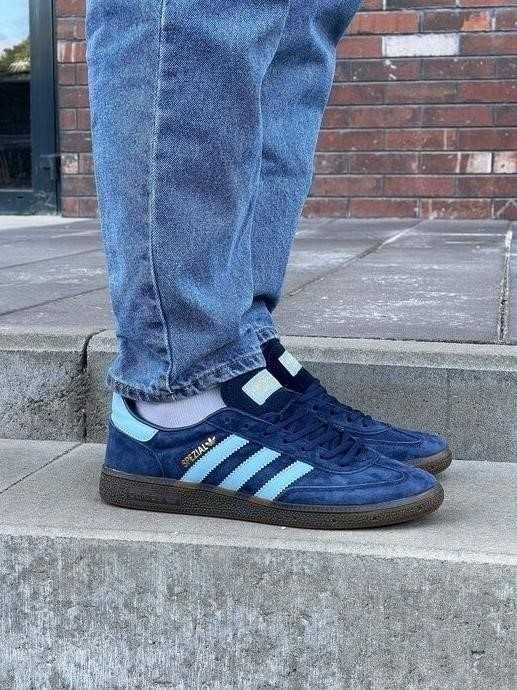 Мужские кроссовки Adidas Spezial Handball Blue 40-45 адидас Sale