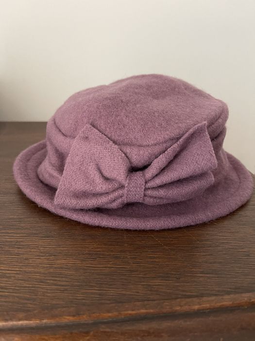 Chapeu em fazenda rosa velho com laço