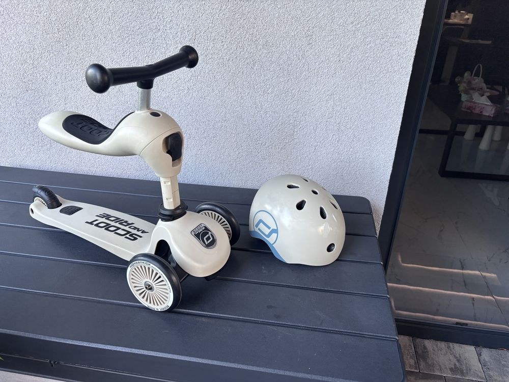 Scoot & Ride Highwaykick 1 plus kask jak nowe !