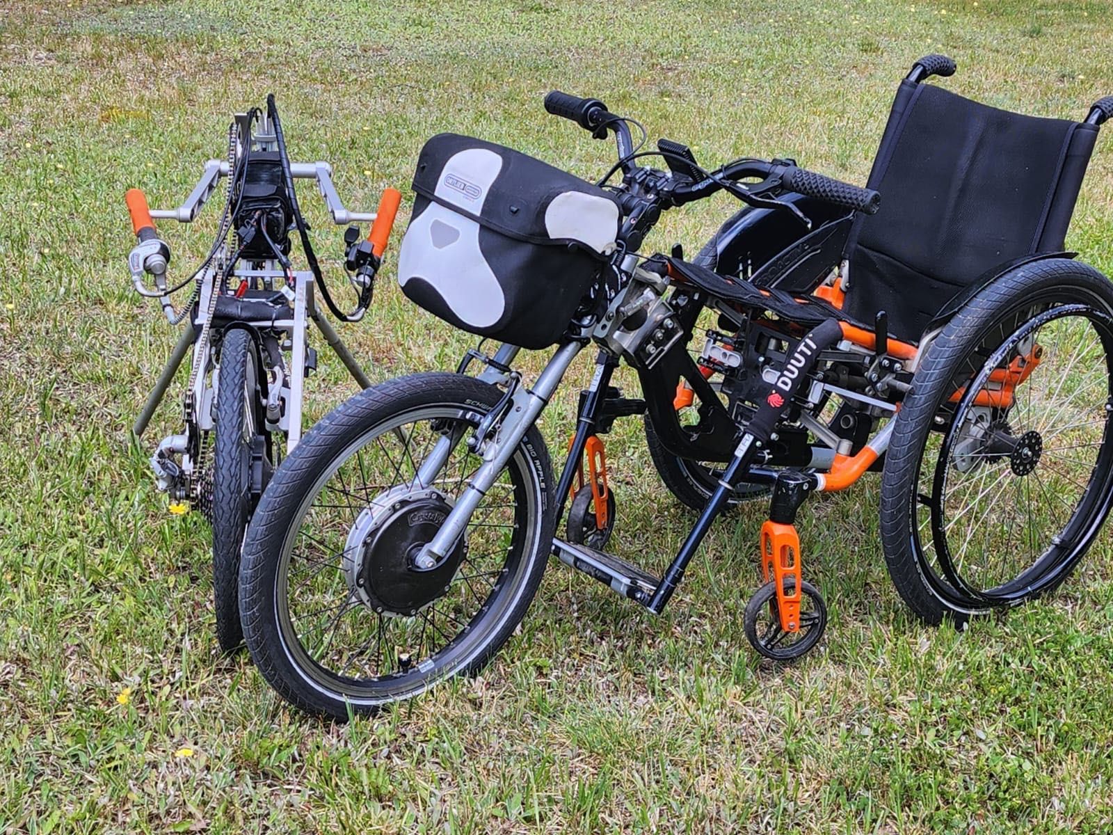 Przystawka elektryczna do wózka inwalidzkiego