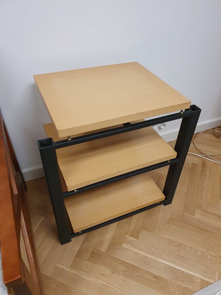 Stolik audio Hi end wys 69.5 x 67 x 50cm 3 półki 53x45cm szafka rtv