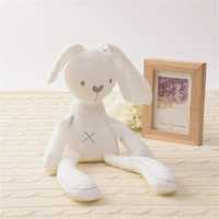 Детская игрушка белый кролик