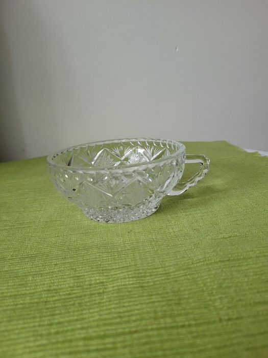 Filiżanka krysztłowa z uszkiem