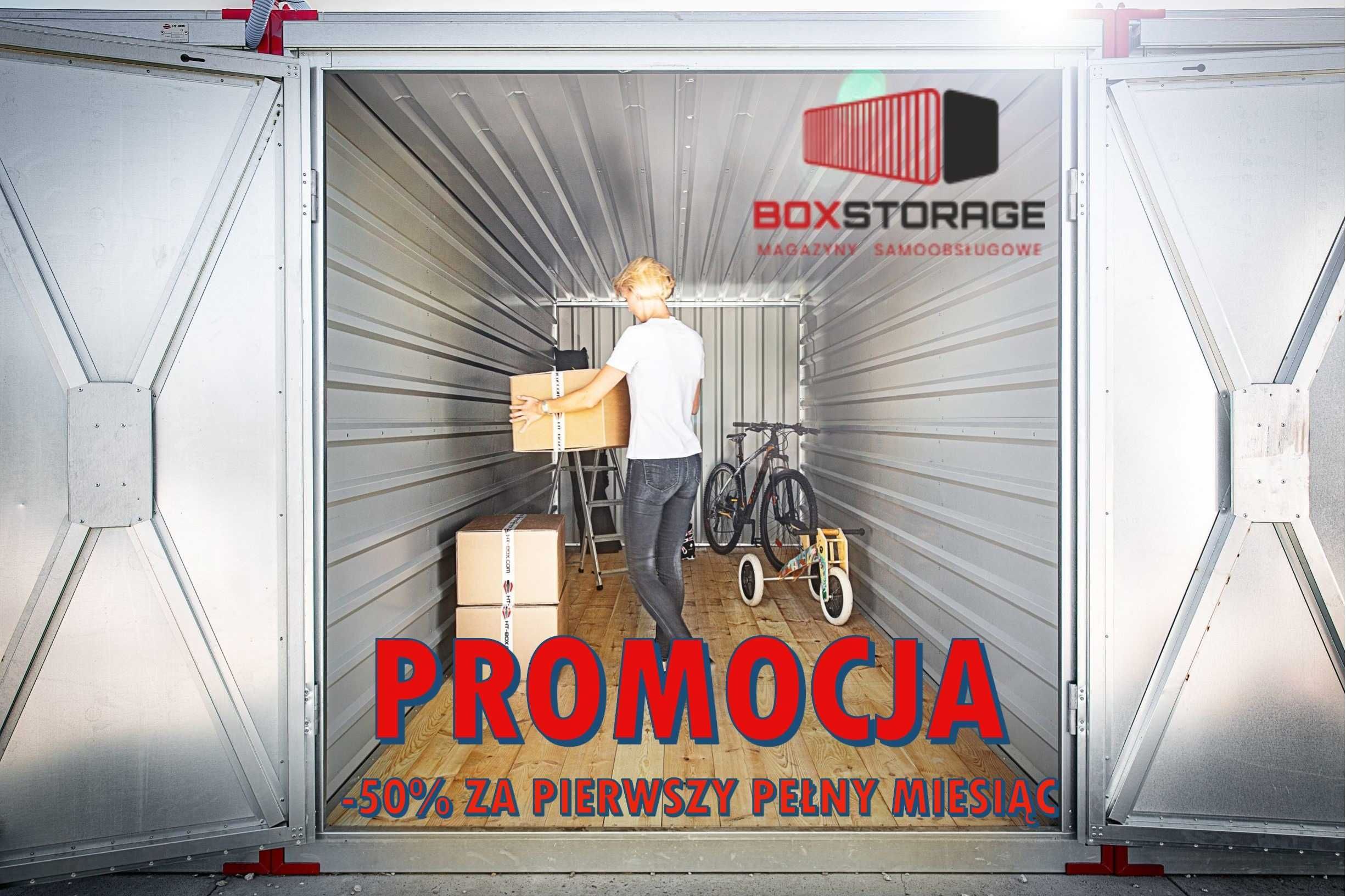 PROMOCJA - 50% Magazyny samoobsługowe do wynajęcia, dostęp 24h/7 14m2