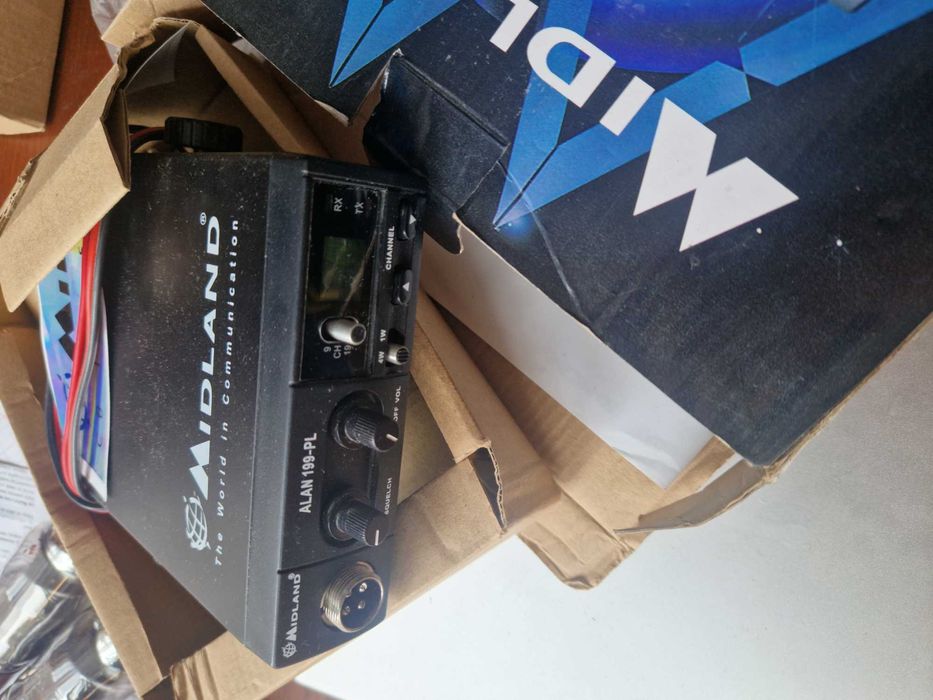 Cb radio Nowy w kartonie Midland Alan 199-A z anteną Sirio