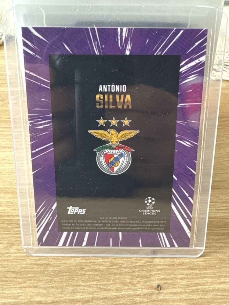 Topps Gold X Whip - Antonio Silva Benfica Autografo 24/25