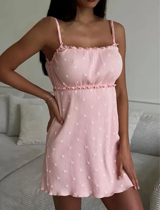 Нічна сорочка і халат комплект для дому ночнушка піжама