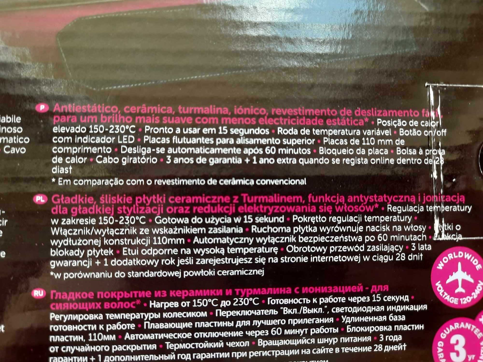Prostownica do włosów NOWA Remington Ceramic Straight 230