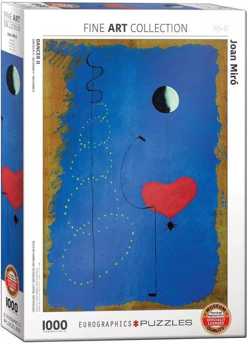 Puzzle 1000 elementów. Taniec, Joan Miro. Eurographics