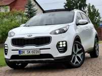 Kia Sportage GT-LINE * IGIEŁECZKA * 1.6B TURBO 177KM * Perła * 4X4 * AUTOMAT * Full