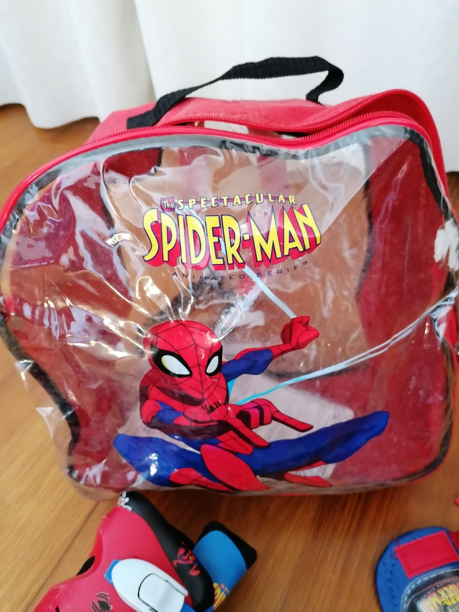 Kit patins homem aranha 31-34