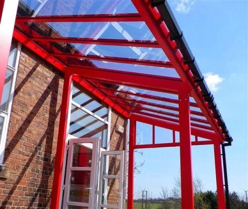 Полікарбонат монолітний 2-15мм. прозорий пластик на дашки, тераси, дах