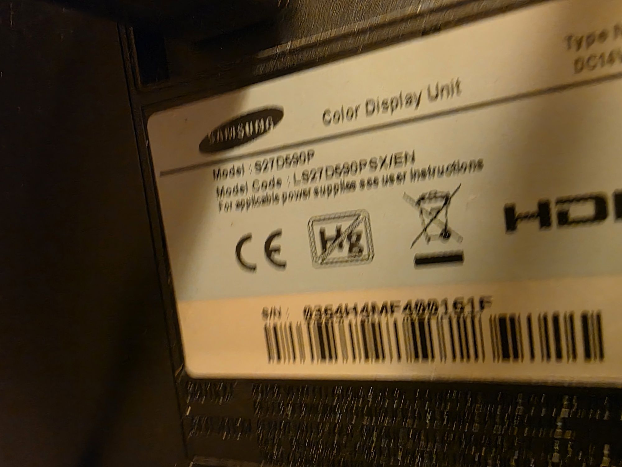 Monitor Samsung 27