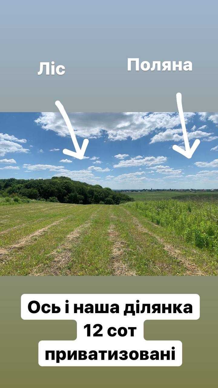 Земельна ділянка біля лісу в Колоденці