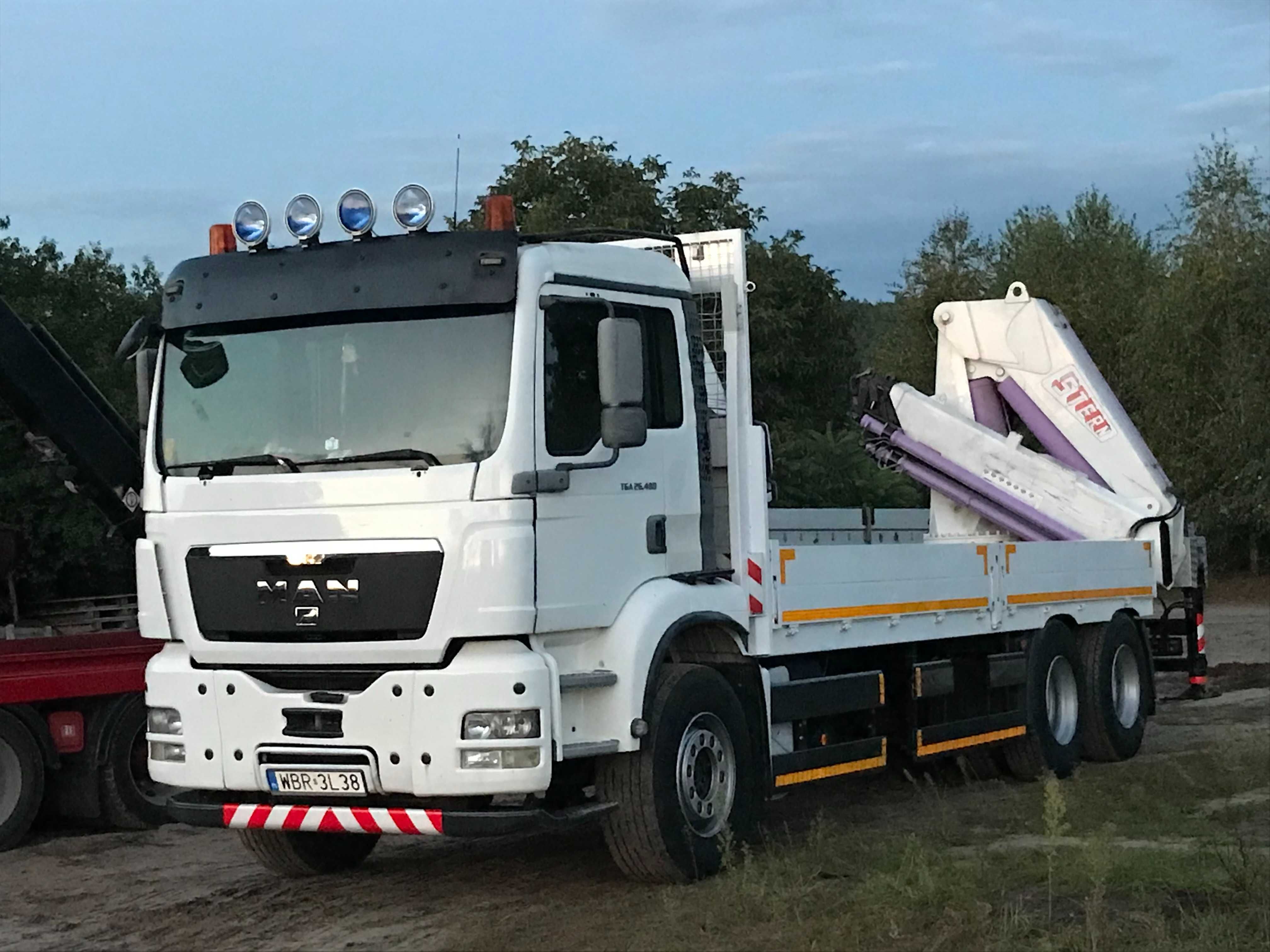 Man tga 2648 HDS Dzwig Zuraw Palfinger Fassi Hiab scania volvo