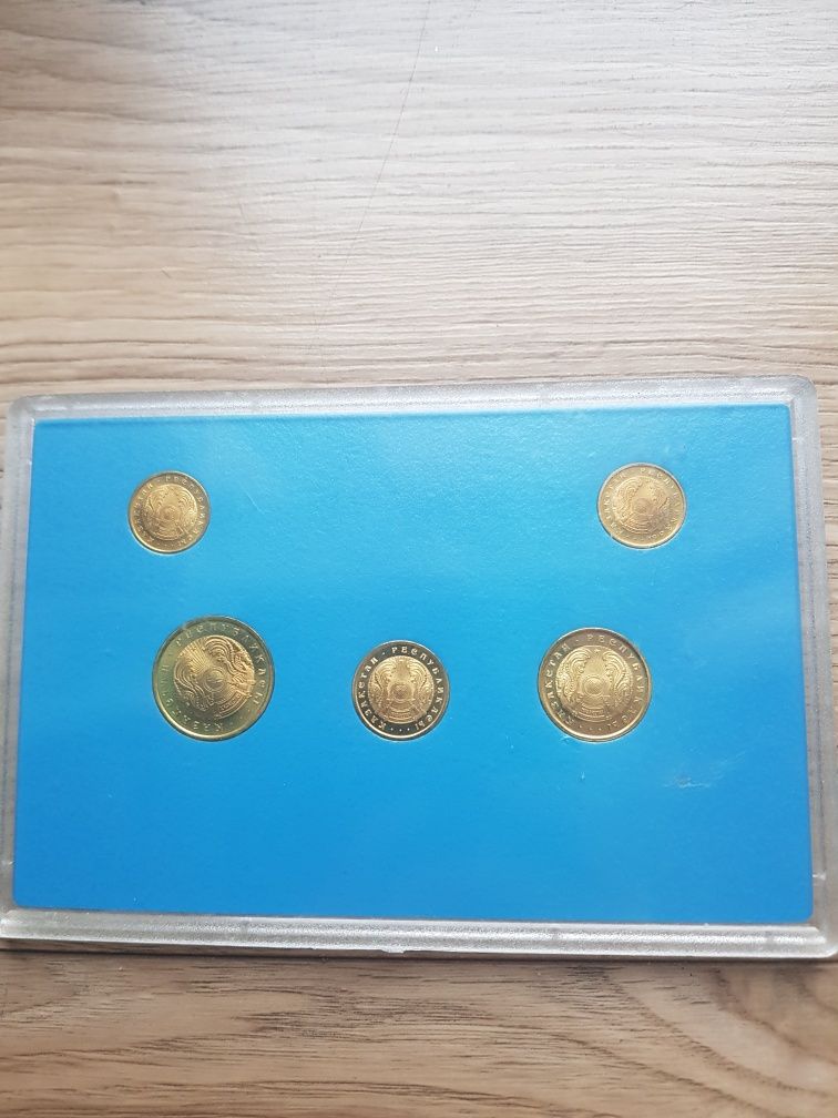 Kazachstan zestaw kolekcjonerskich  monet 5 sztuk
