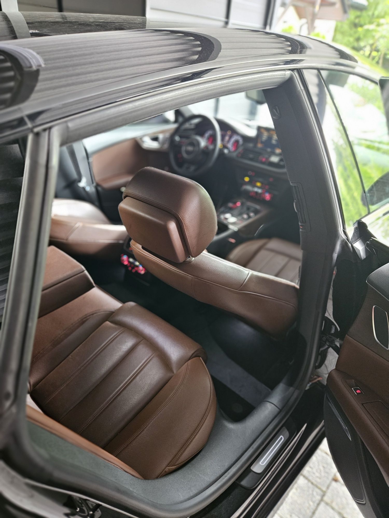 Audi a7 c7 3.0 tfsi wersja Prestige my2015 brązowy środek bez wkładu