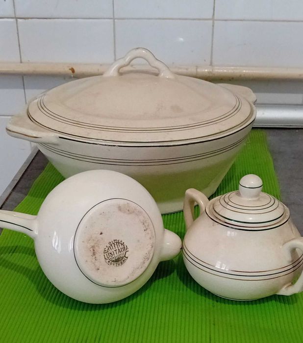 Peças Art Deco Fábrica de Cerâmica Lusitânia