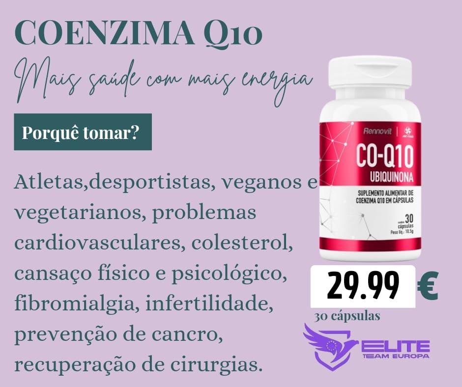 Coenzima Q10 produtos naturais