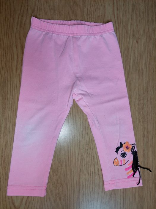 Getry legginsy Coccodrillo 74cm różowe