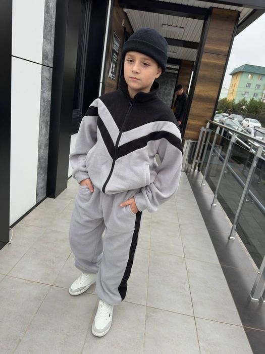 Дитячий флісовий теплий костюм хлопчик/дівчинка