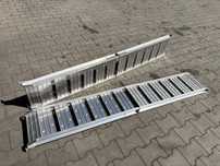 Aluminiowe skladane najazdy pod traktorek motor skuter