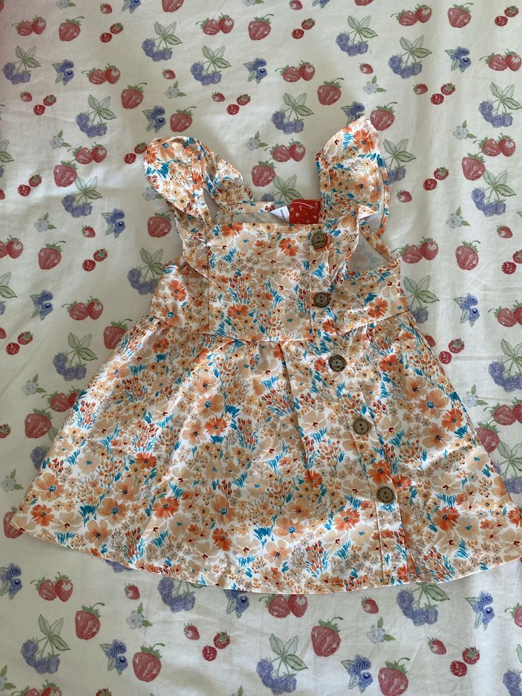 Vestido fresco de verão 6/9 meses