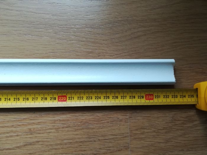 Listwa wykończeniowa Ćwierćwałek wklęsły 233 cm długości 20 x 20 mm