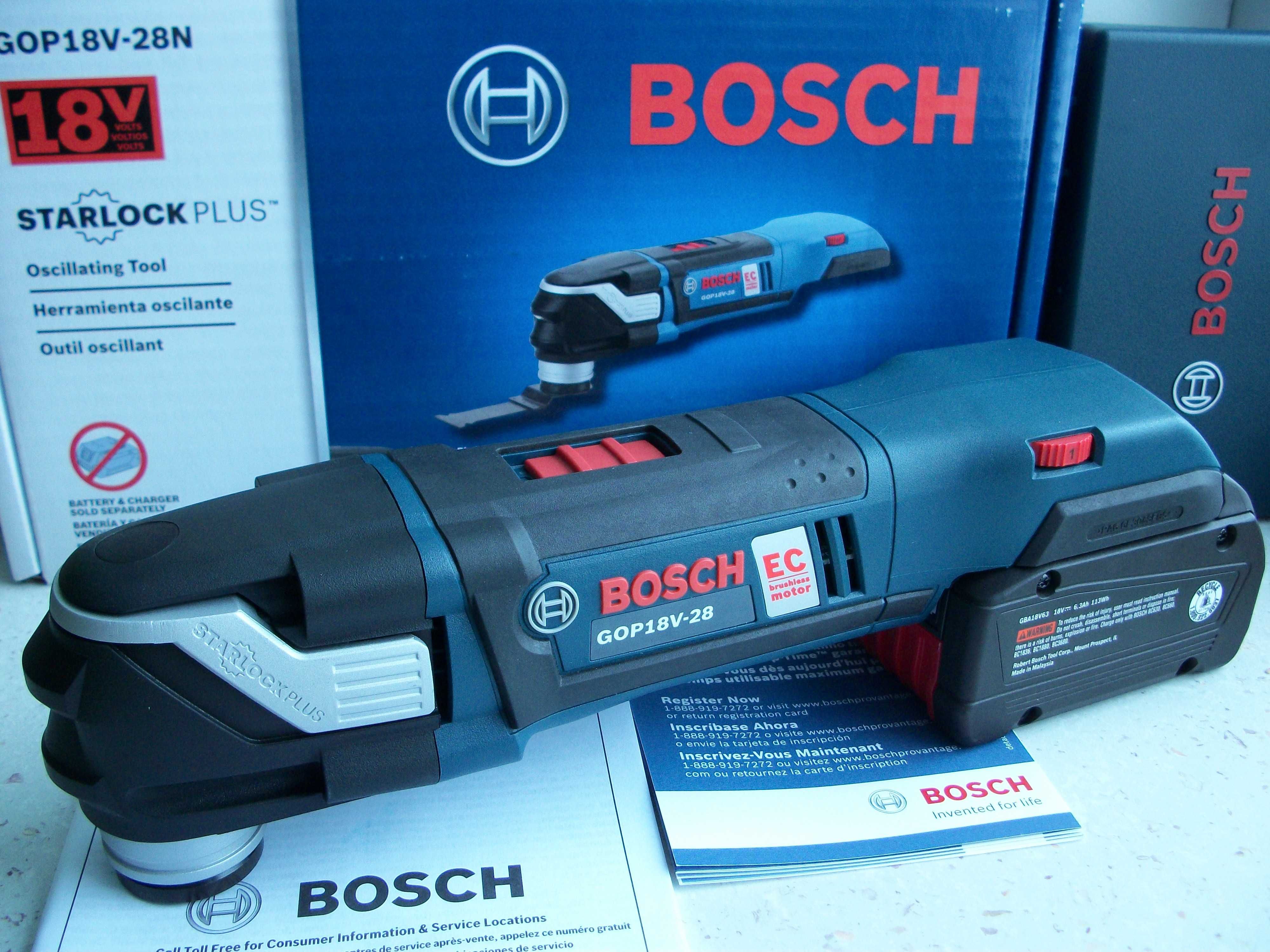 Bosch GOP 18V-28 бесщеточный мульти резак мультитул реноватор