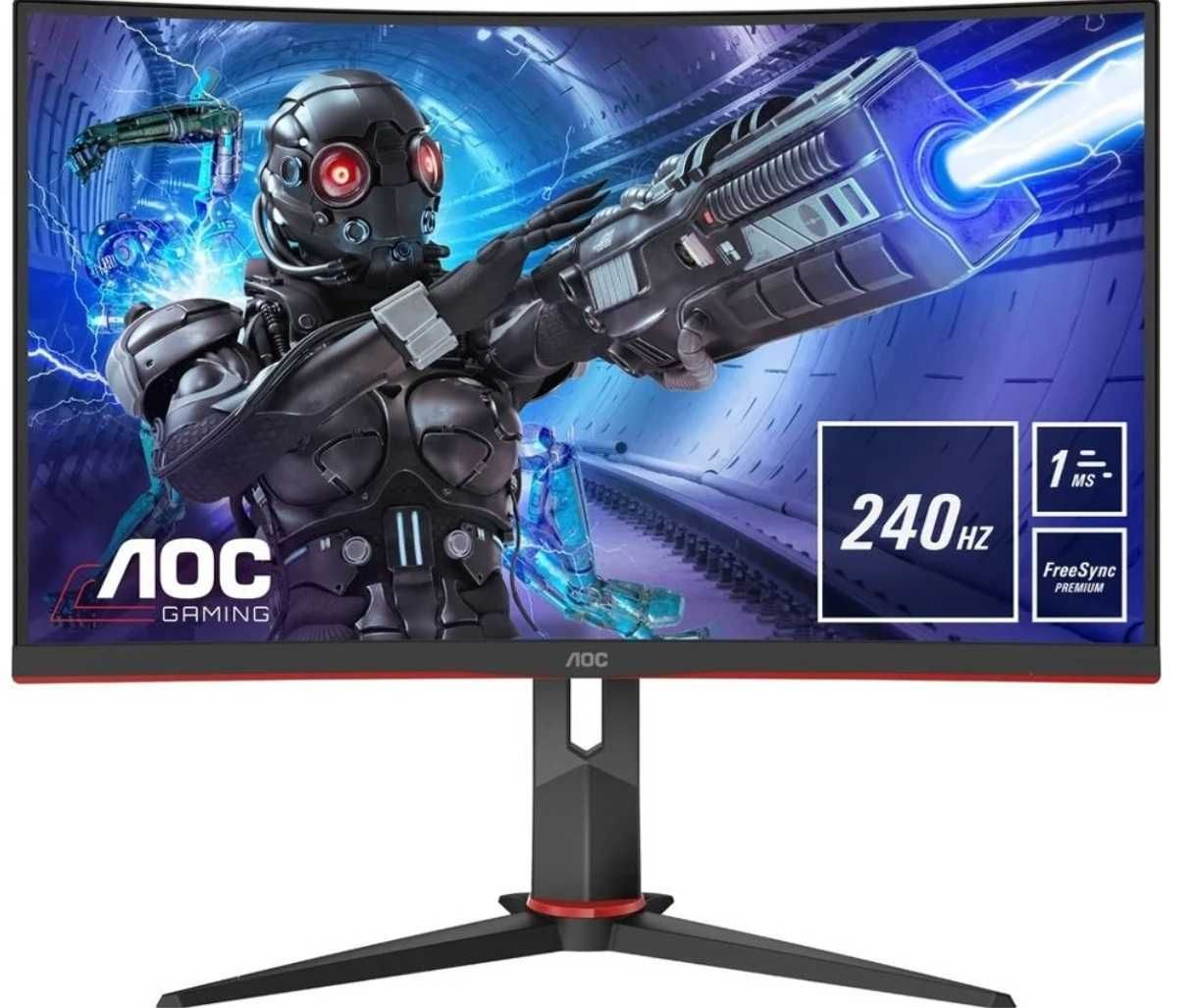 Monitor Gaming 240hz 0,5ms AOC Gline 2nd Gen. Curvo