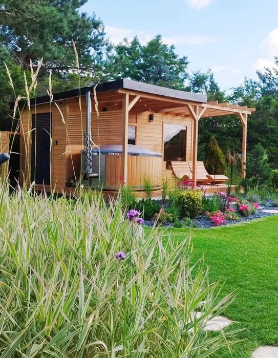 Domek na Święta  Kominek Sauna Balia jacuzzi LUBIATOWO morze