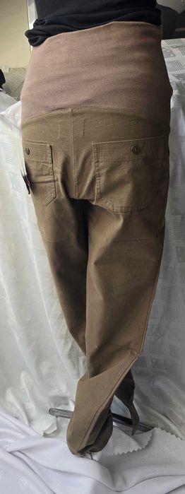 spodnie ciążowe z wysokim pasem S