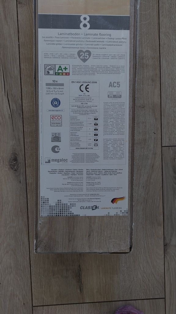 Panele podłogowe laminowane Classen Hormony Forte AC5 8mm