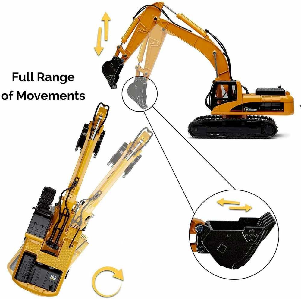 Top Race - Scale 1:40 - TR-211D Die Cast Model EXCAVATOR