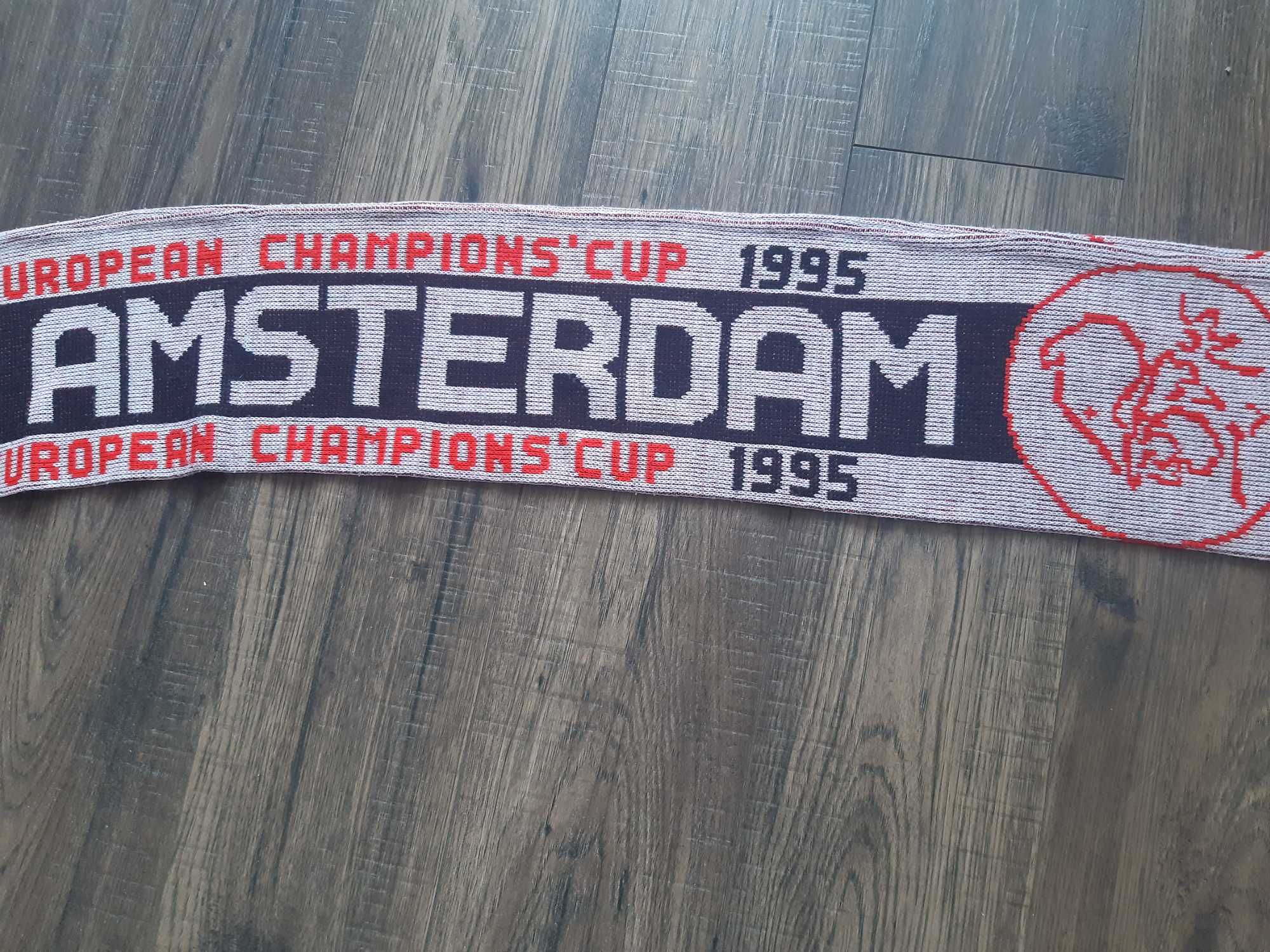 Oryginalny szalik Ajax Amsterdam ! Zwycięzca Ligi Mistrzów 1995
