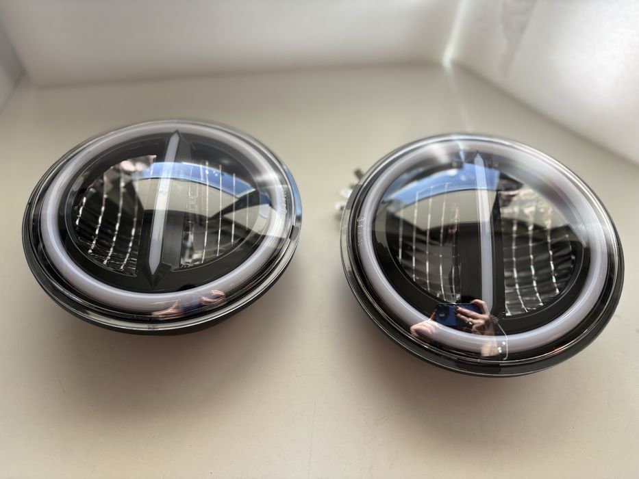 Reflektory Led 7’ - komplet 2 sztuki światła mijania