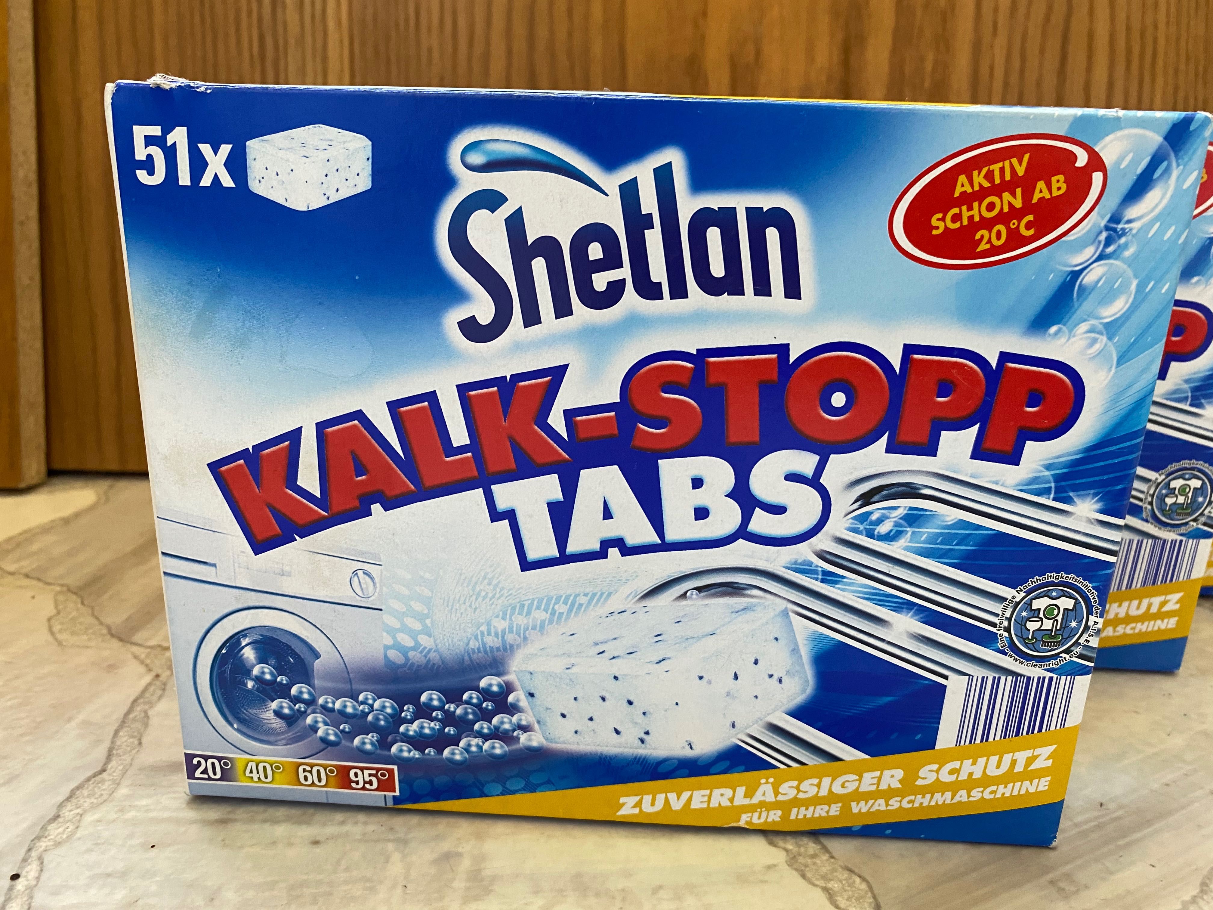 Чистячі таблетки проти накипу Shetlan Kalk-Stop 51 шт