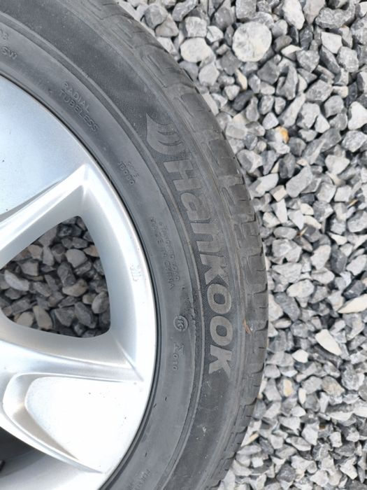 Koła SKODA felgi aluminiowe R15 2 szt opony letnie 5x100