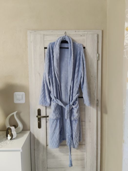 Super ciepły szlafrok damski XL