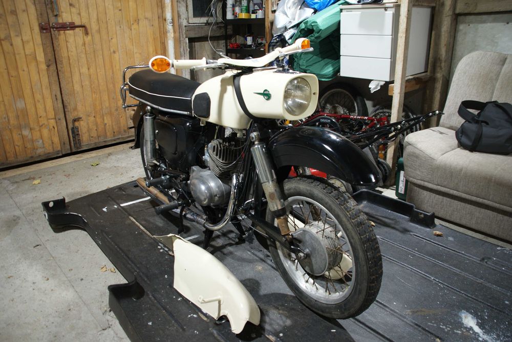 '68 MZ ES 125 + części zamienne