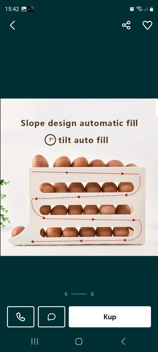 Automatyczny pojemnik na jajka