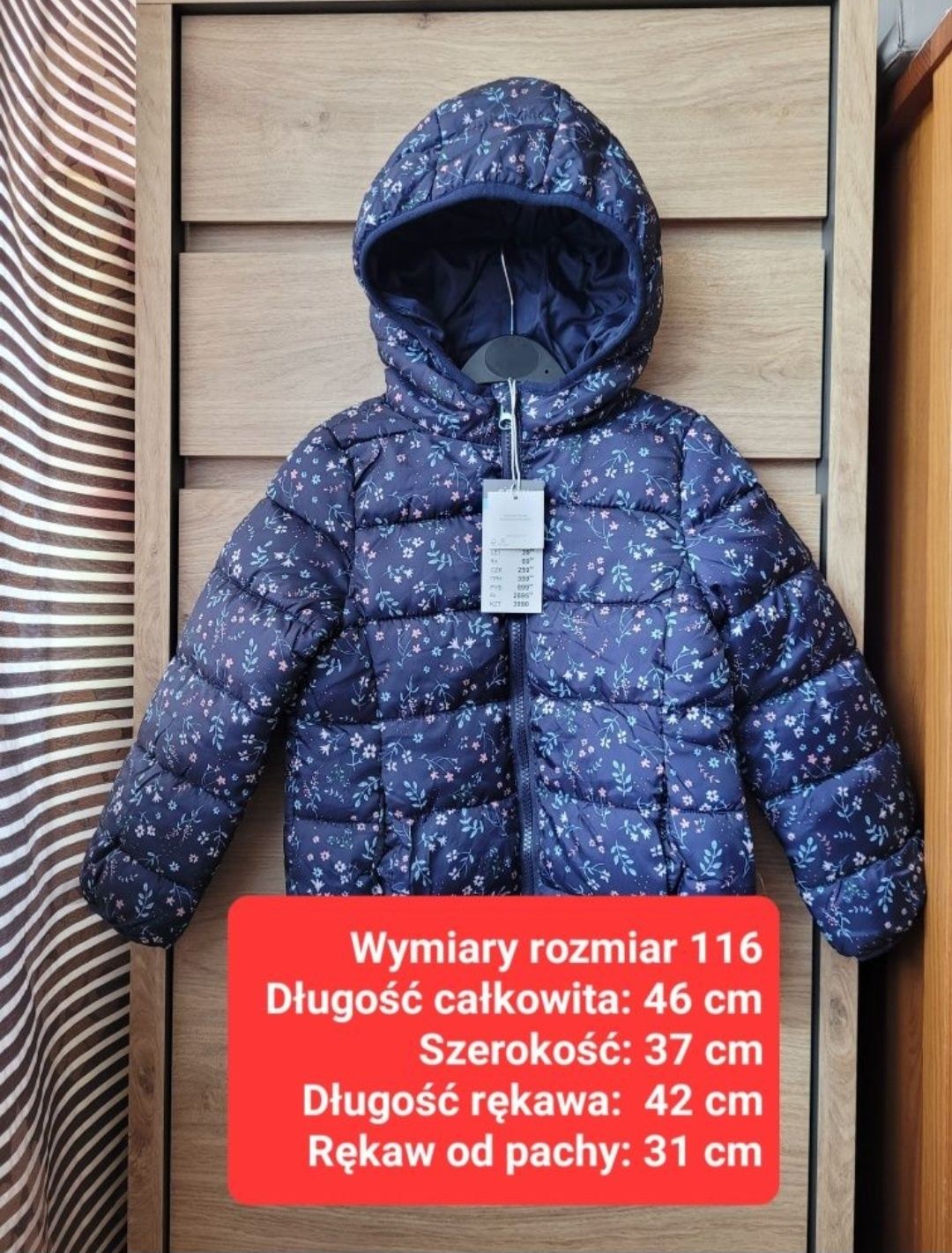 Sinsay - Lekko ocieplana kurtka przejściowa r. 116