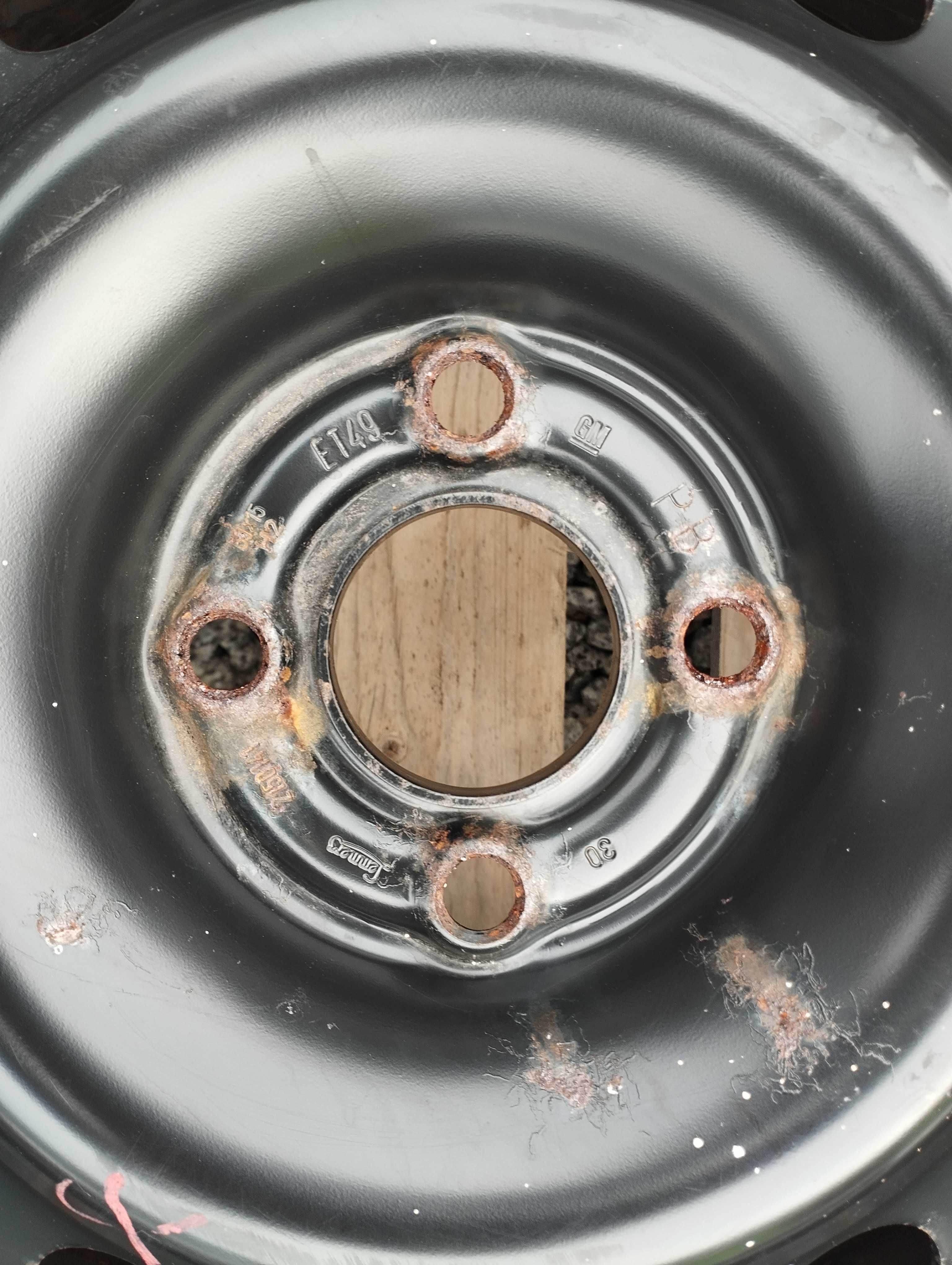 KOŁO Zapas Dojazd Opel Fiat stal 4x100 Michelin 195/65 r15