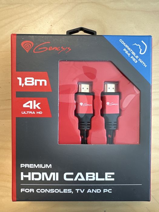 Premium HDMI Cable 1,8m Genesis