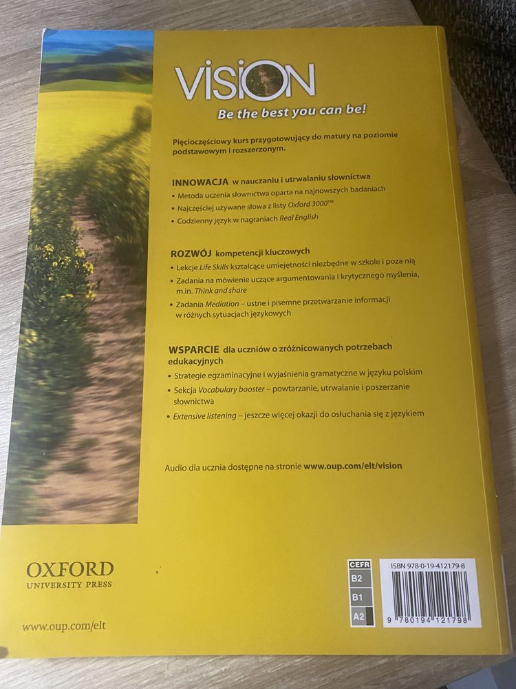 Vision 1 student’s book