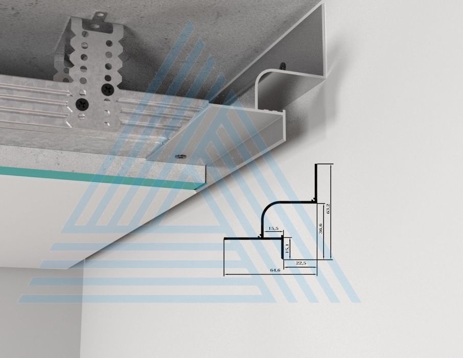 Профіль тіньового шва